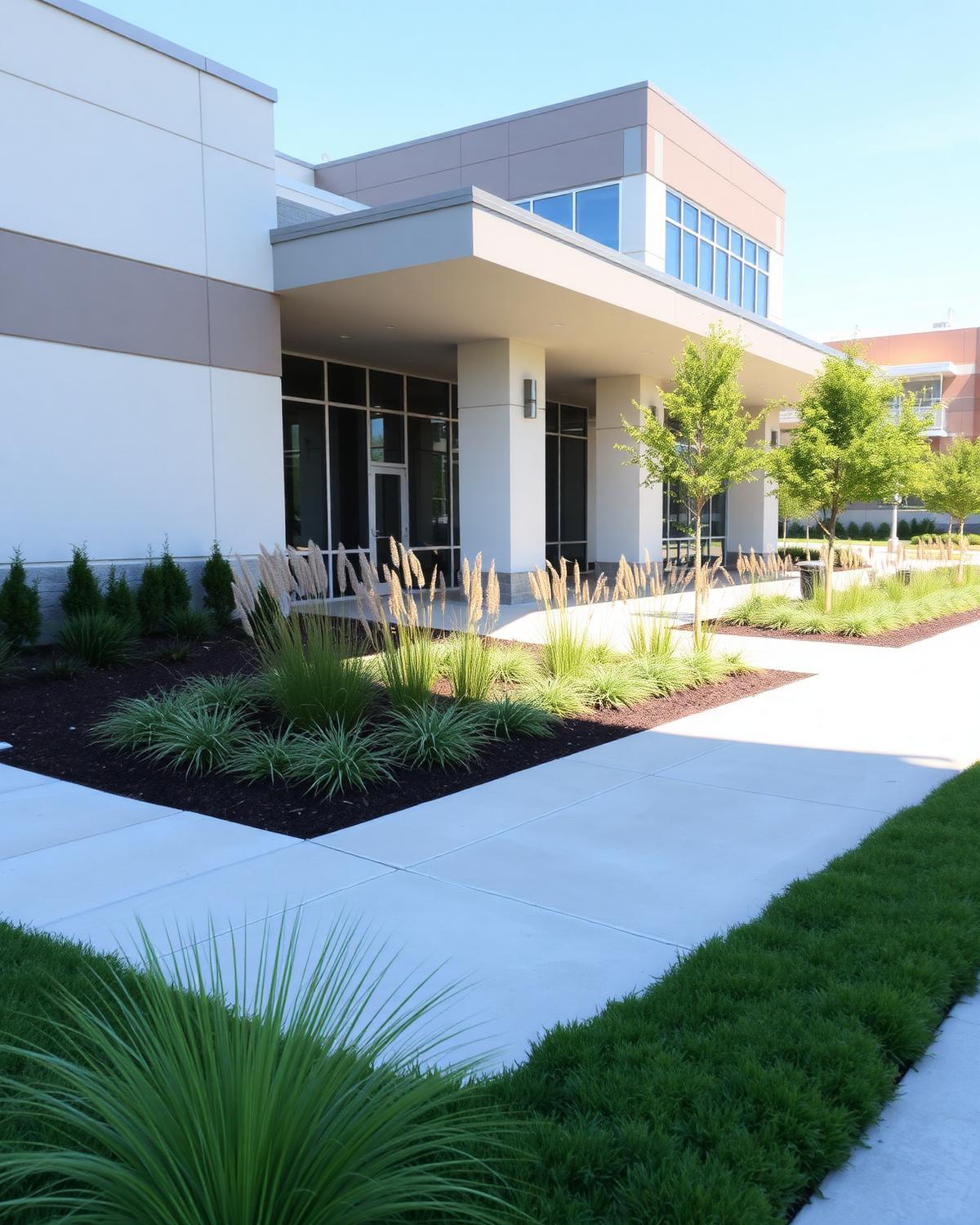 Commercial landscape project in San Antonio